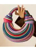 Dina Spaghetti Vegan Leather Knot Shoulder Bag Multicolor