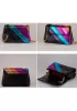 Adele Rainbow Flap Medium Bag Faux Leather Black