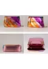 Adele Rainbow Flap Medium Bag Faux Leather Pink