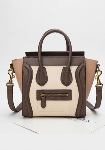 Vanessa Medium Tote Smooth Leather Beige