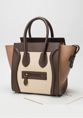 Vanessa Medium Tote Smooth Leather Beige