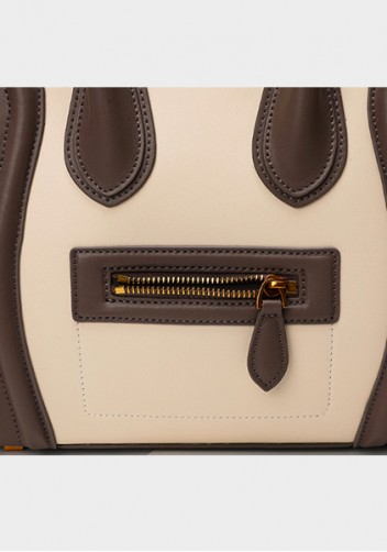 Vanessa Medium Tote Smooth Leather Beige
