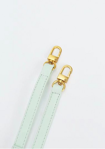 Allegria Woven Long Leather Shoulder Bag Blue