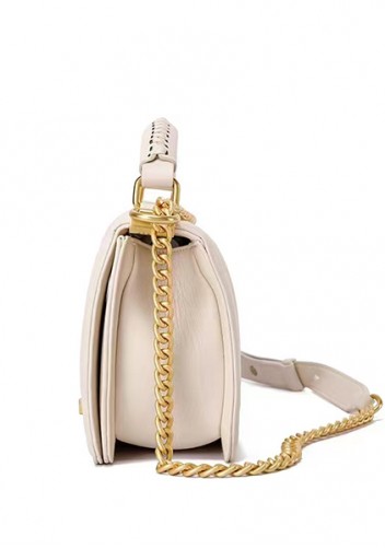 Ingrid Vegan Leather Medium Chain Bag Cream