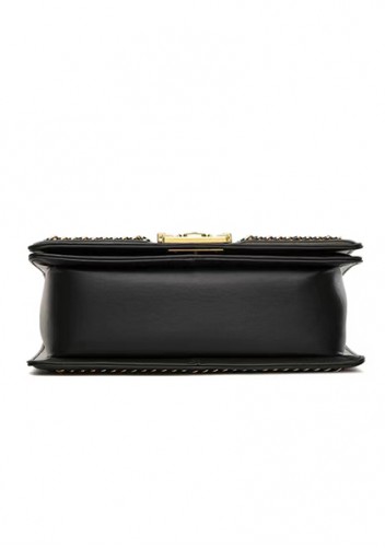 Ingrid Vegan Python Leather Medium Chain Bag White
