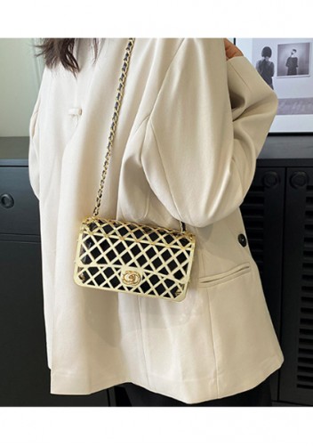 Adele Metal Flap Chain Shoulder Bag Gold