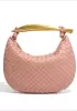 The Fish Handle Small Vegan Leather Bag Pink