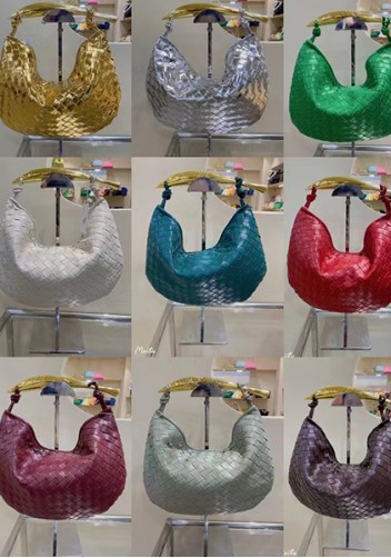 The Fish Handle Medium Vegan Leather Bag Gold