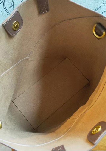 Adrienne Patchwork Leather Medium Tote Choco