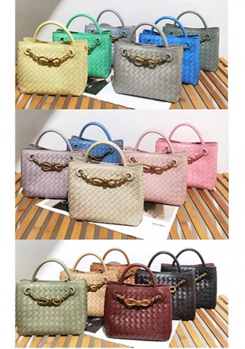 Allegria Woven Mini Vegan Leather Shoulder Bag Yellow
