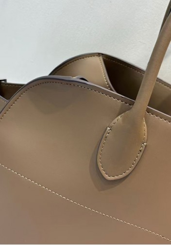 Ashley Leather Bag Grey