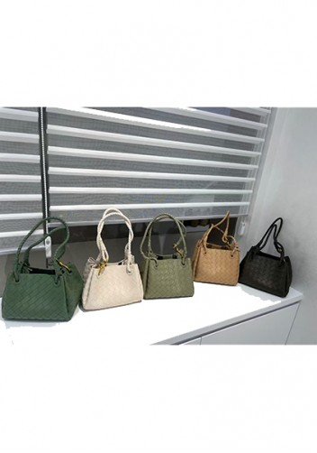 Mia Chute Synthetic Leather Small Shoulder Bag Dark Grey