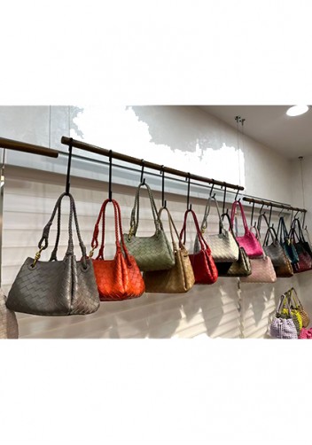 Mia Chute Synthetic Leather Small Shoulder Bag Green