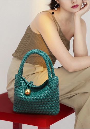 Mia Ball Synthetic Leather Shoulder Small Bag Wine