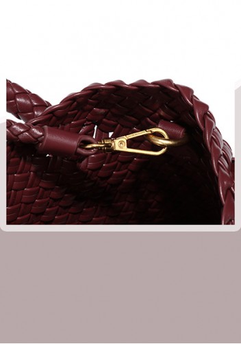 Mia Ball Synthetic Leather Shoulder Small Bag Wine