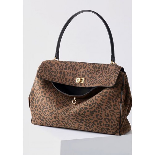 Bravado Leather 35CM Bag Leopard