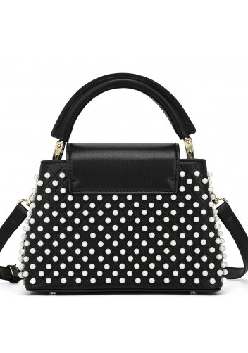 Victoria Pearl Handbag Black