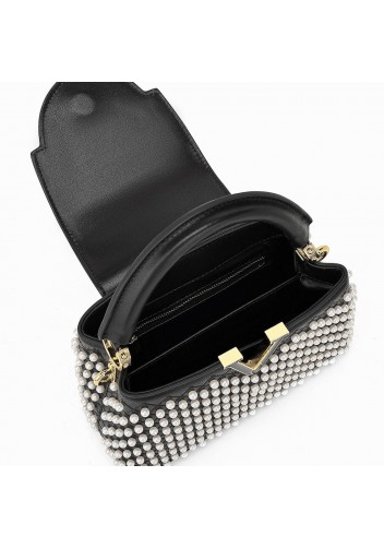 Victoria Pearl Handbag Black